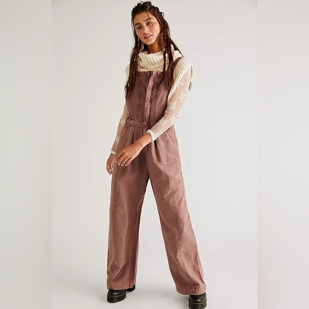 Free People Think About Me Overalls